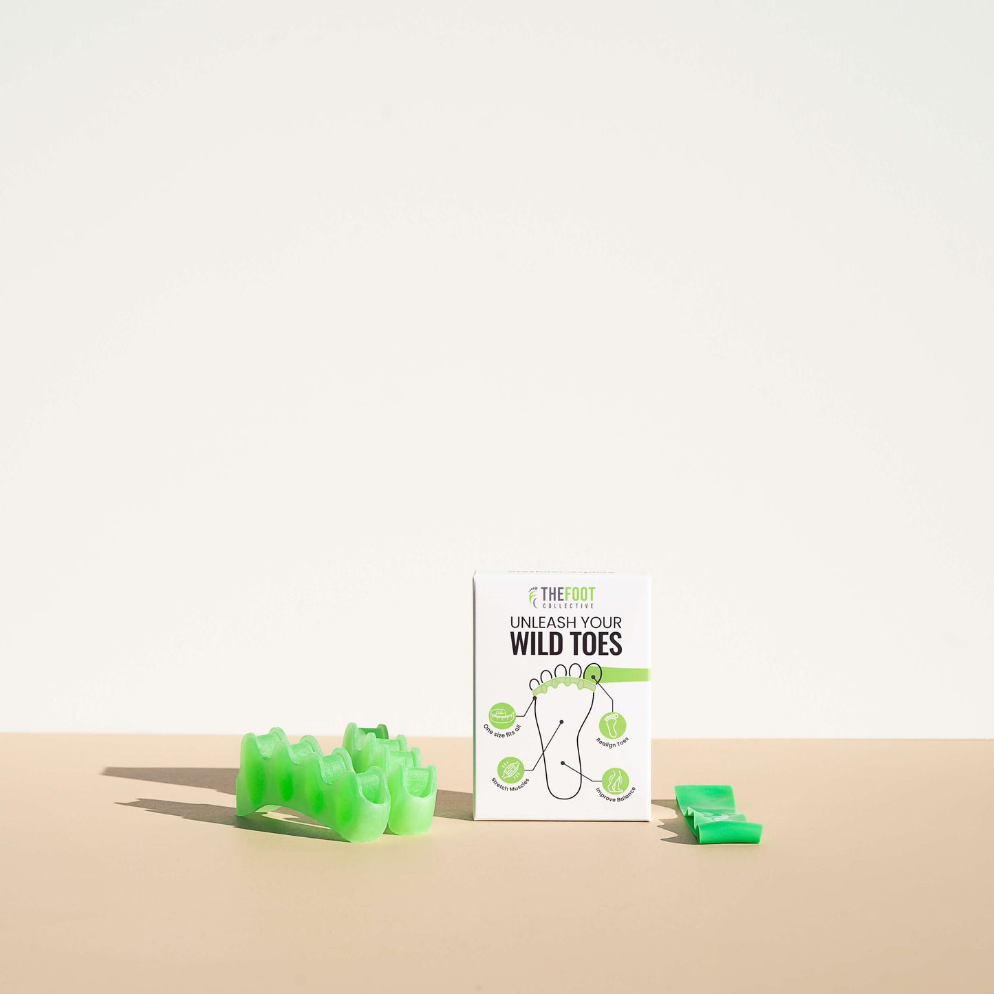 The Foot Collective Wild Toes - Toe Spacers + Resistance Band